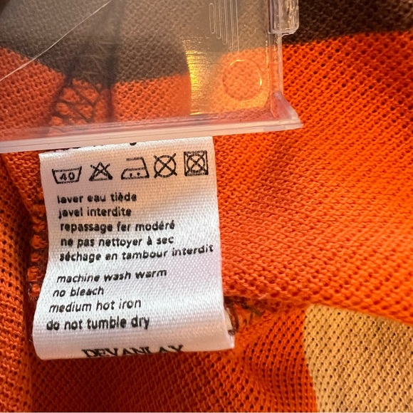 NWT Vintage 80s Lacoste long-sleeve men’s polo rugby shirt size 40/Medium - Picture 7 of 10